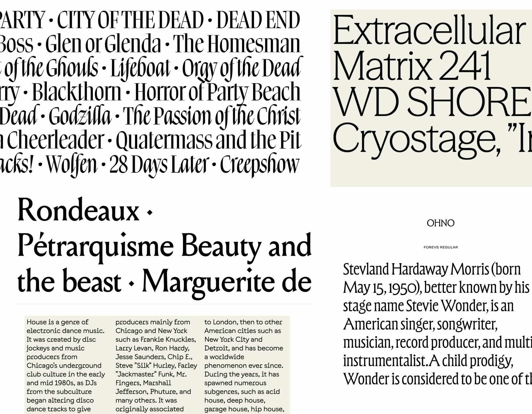 funky type